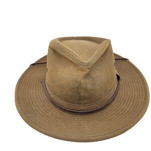 Resistol Mens Large Brown Self Conforming 100 Percent Cotton Hat  Sri Lanka